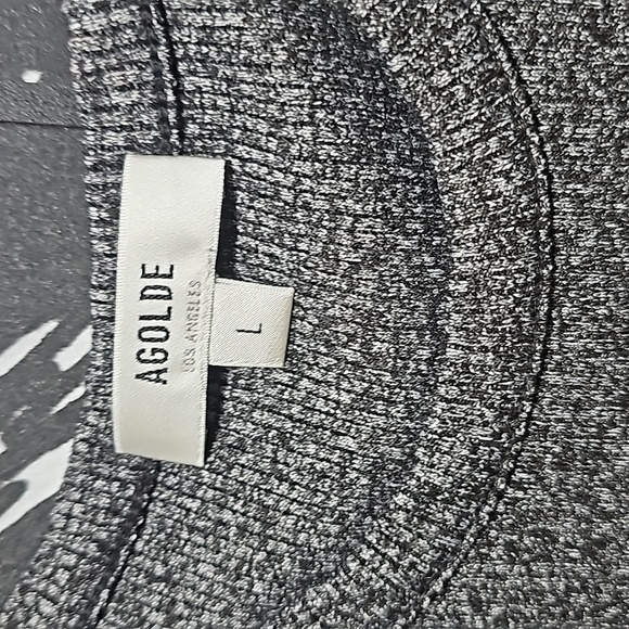 Agolde Gray Cutaway Tank Top Size Large NWT - Picture 4 of 7